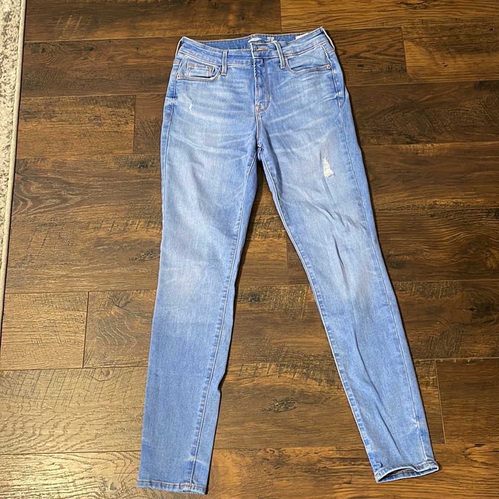 Old Navy Distressed Medium Wash Jeans